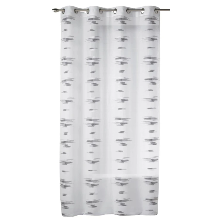 Voilage fluide à motifs abstraits