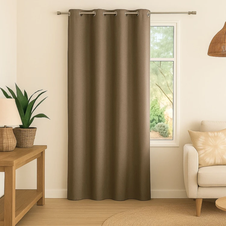 Rideau 100% occultant effet chiné