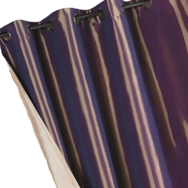 Rideau Ameublement Réversible en Taffetas