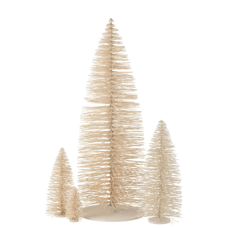Sapin de Noël décoratif pailleté en bois