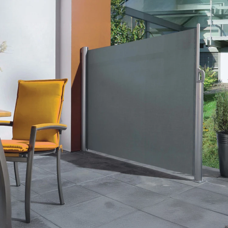 Panel separador exterior retráctil de 3 m – cortavientos y ocultación