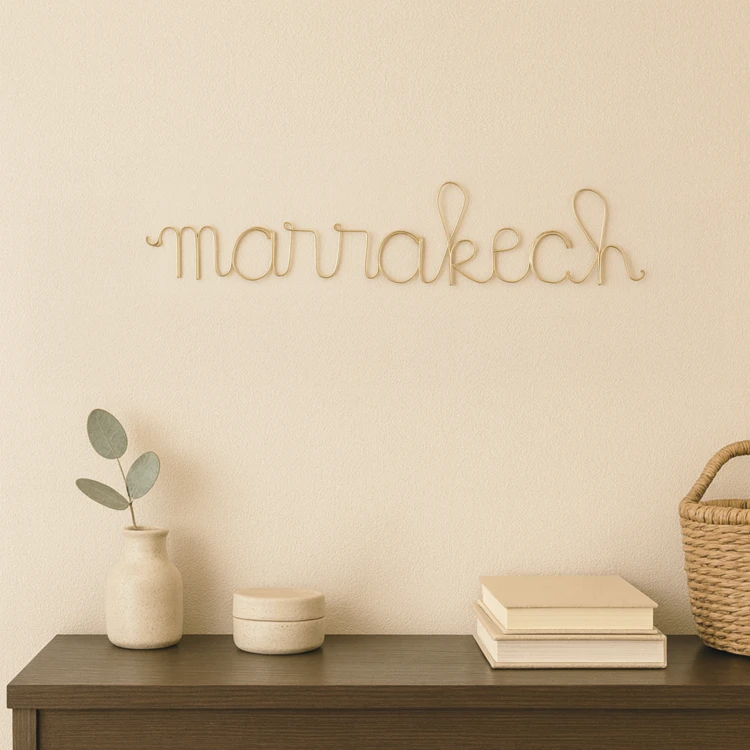 Mot fil de laiton "Marrakech"