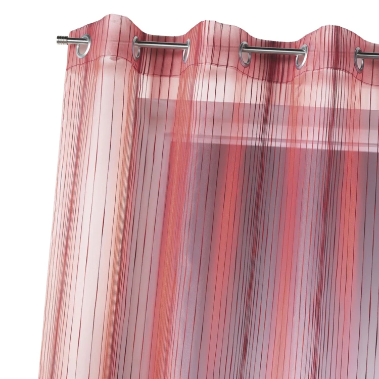 Voilage en organza multicolore tissé