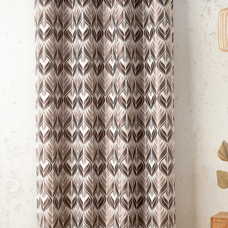 Tissu motif art déco effet velours