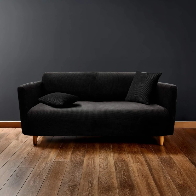Housse de canapé extensible gaufrée pour canapé 3 places