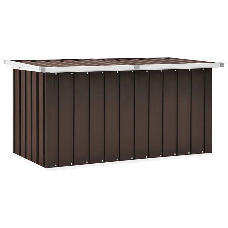 Coffre de rangement de jardin en acier galvanisé
