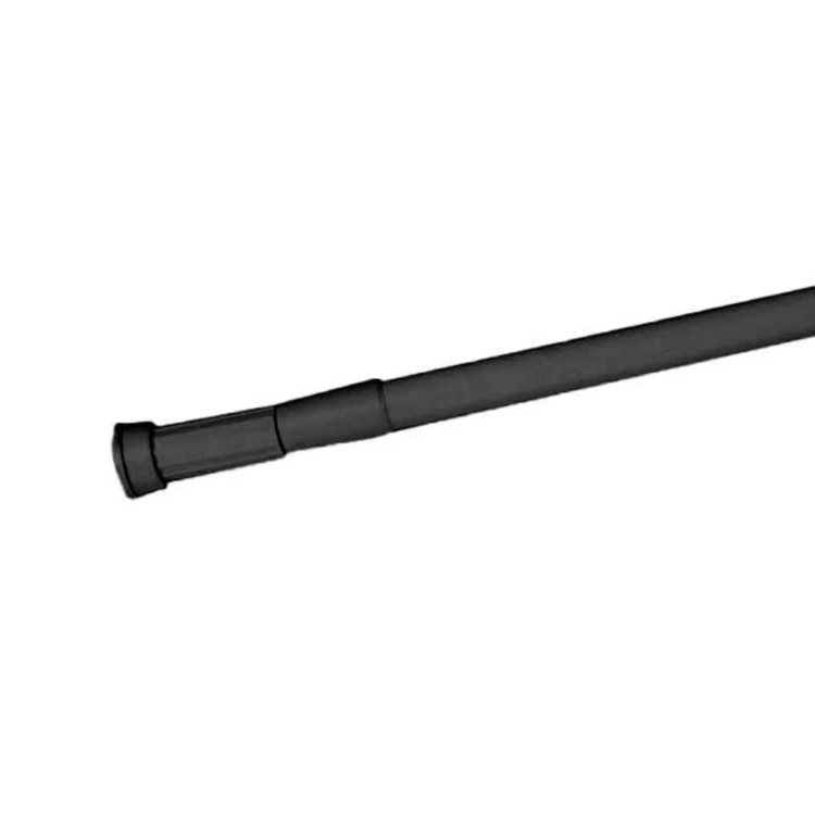 Barra de ducha extensible negra