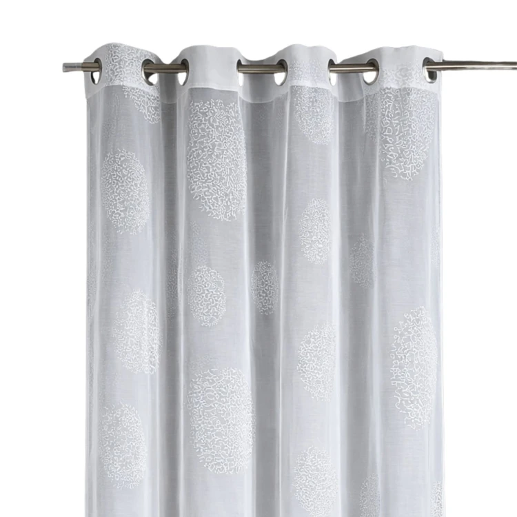 Voilage motif rond impression magnétique