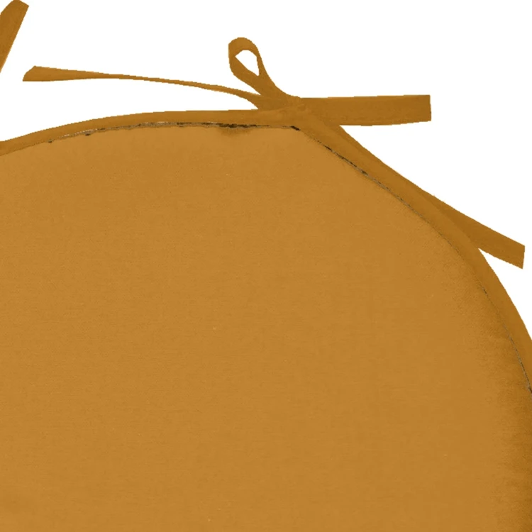 Galette de chaise ronde unie aux multiples couleurs