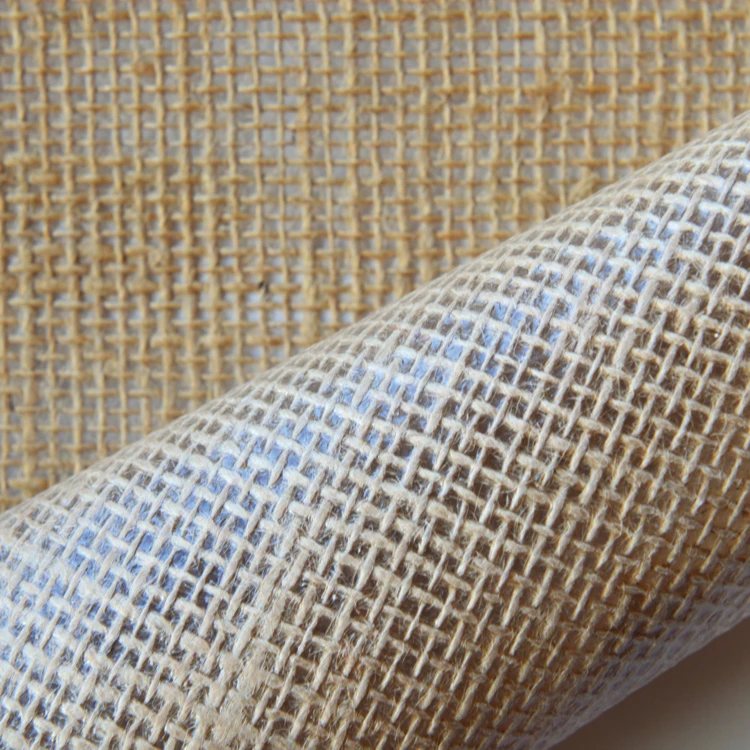 Tissu en jute enduite laminée