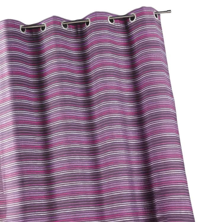 Wärmeschützender Jacquard-Vorhang mit feinen Streifen