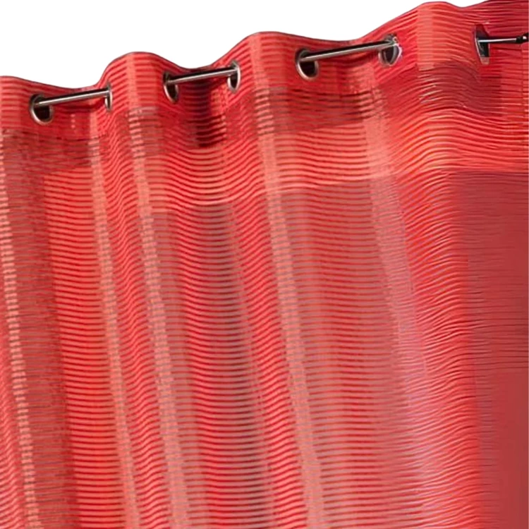 Vorhang Organza mit Questreifen