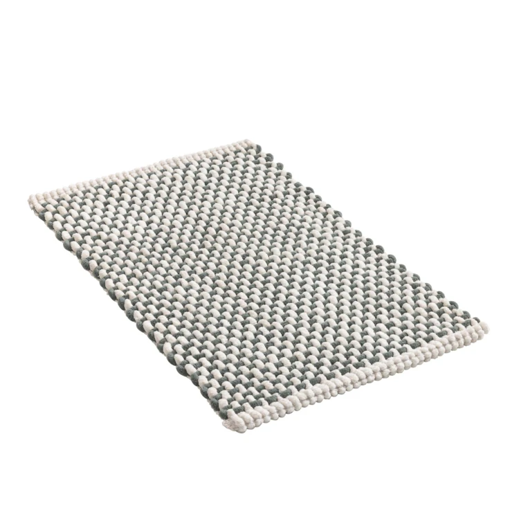 Tapis de bain en polycoton chenille ultra-absorbant