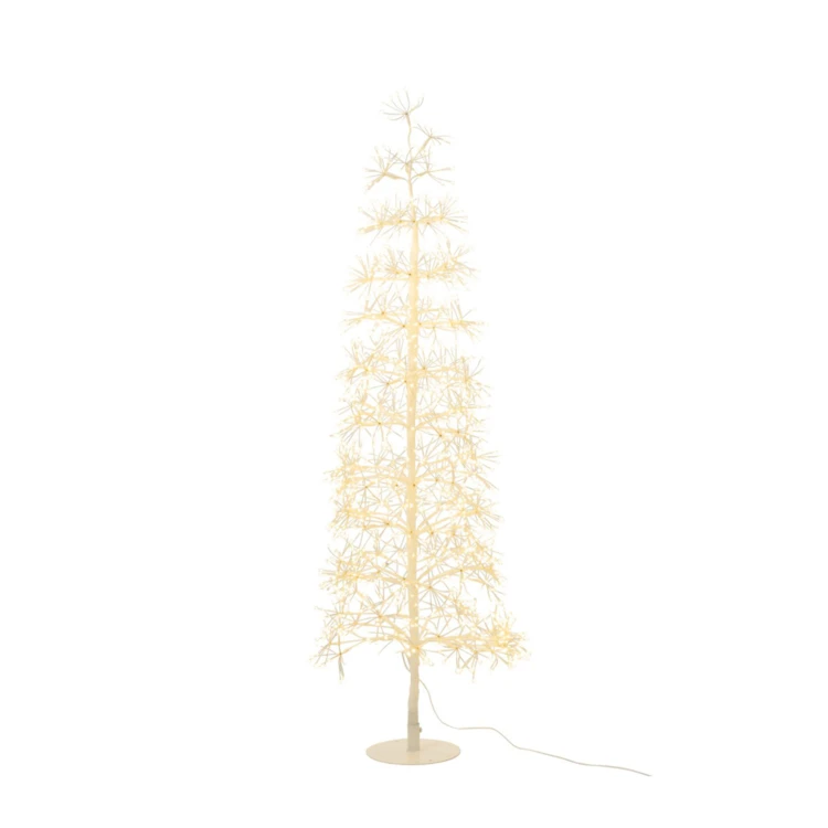 ARBRE LED LUMIÈRES BLANC CHAUD FER NOIR EXTRA LARGE
