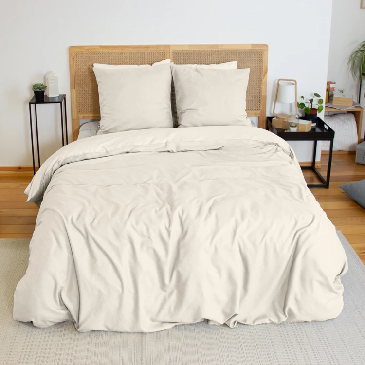Juego de cama de 3 piezas sensación franela