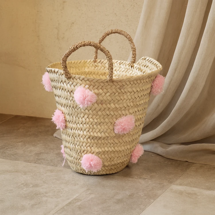 Panier de rangement à pompons
