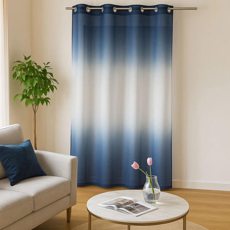 Voilage tie and dye coloré