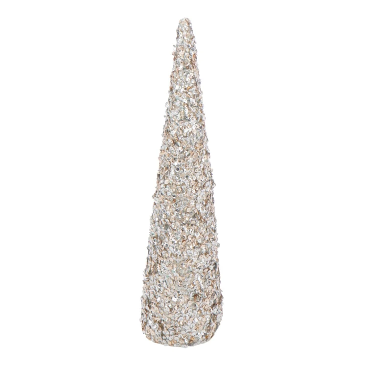 Cône décoratif sequins mousse