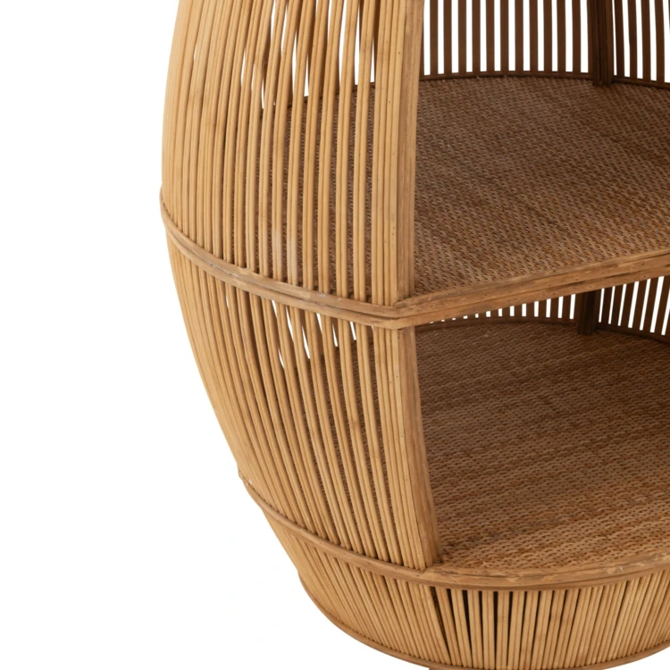 Table basse rotin meuble de rangement multi fonction