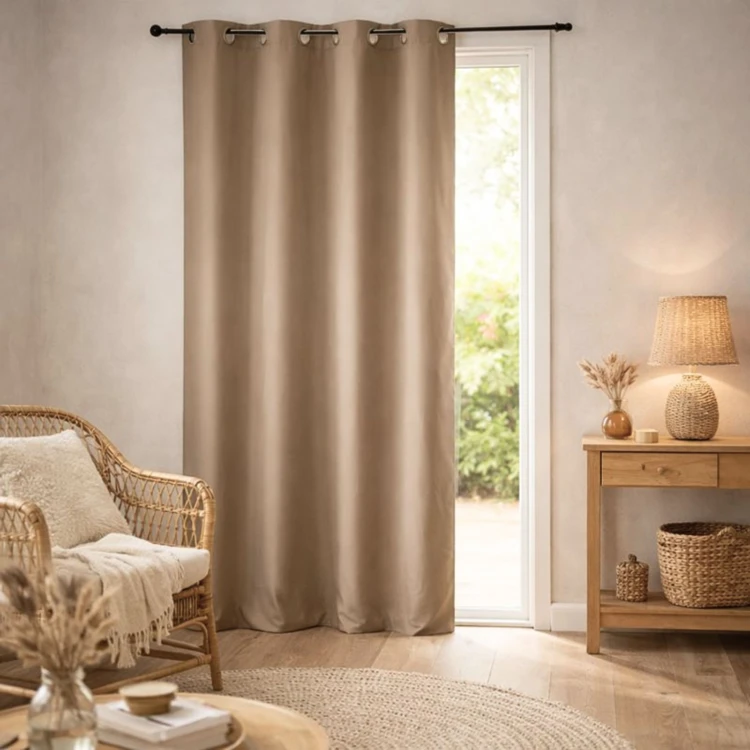 Rideau d'Ameublement en Bachette unie