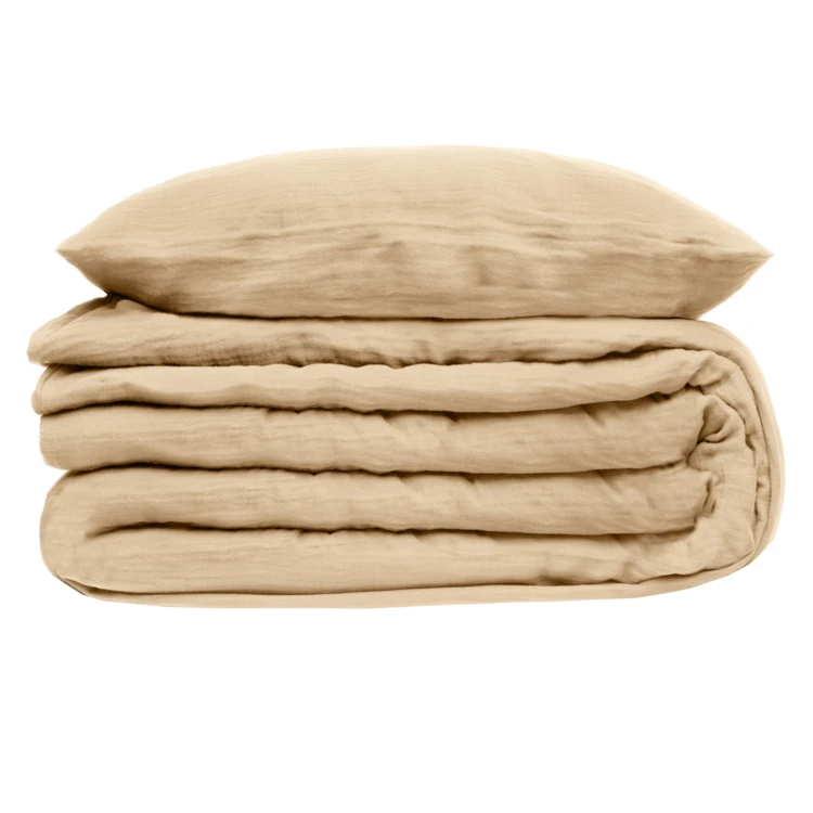 Parure de lit en double gaze de coton