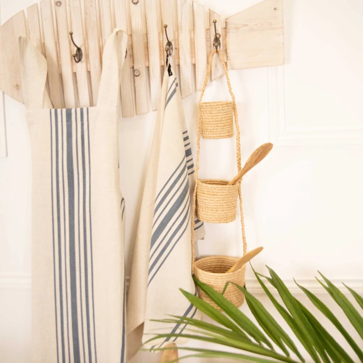 Torchon de cuisine polylin à rayures