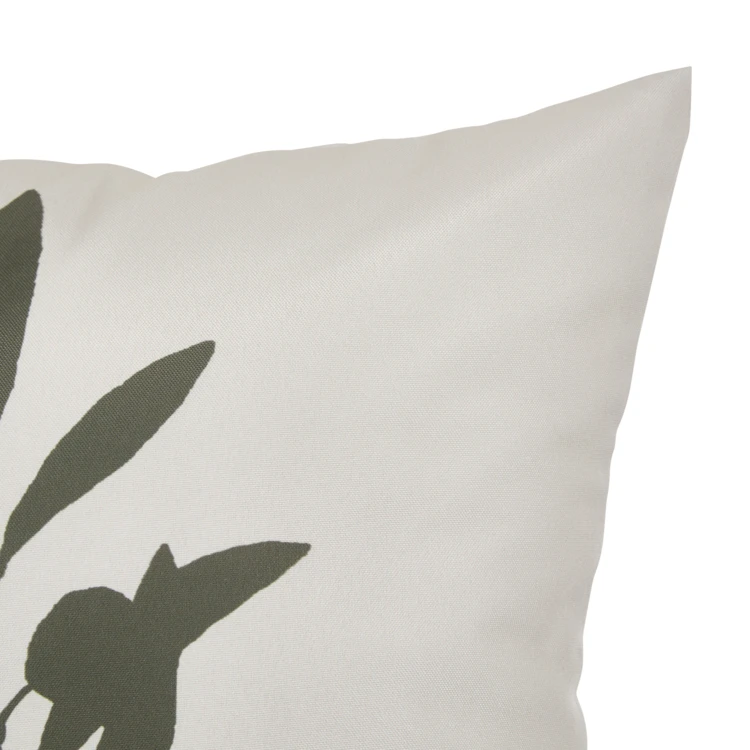 Housse de coussin extérieur olivier