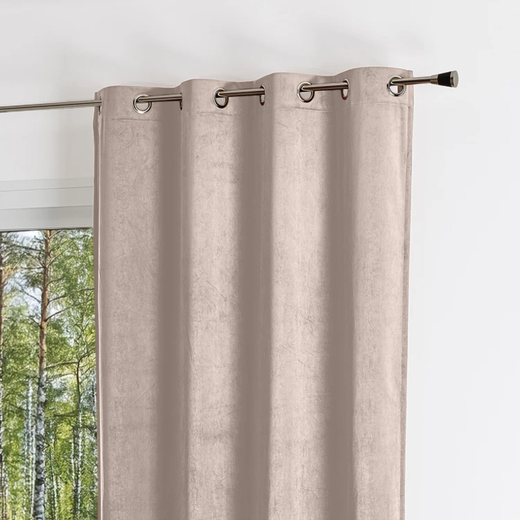Rideau obscurcissant et isolant aspect Velours