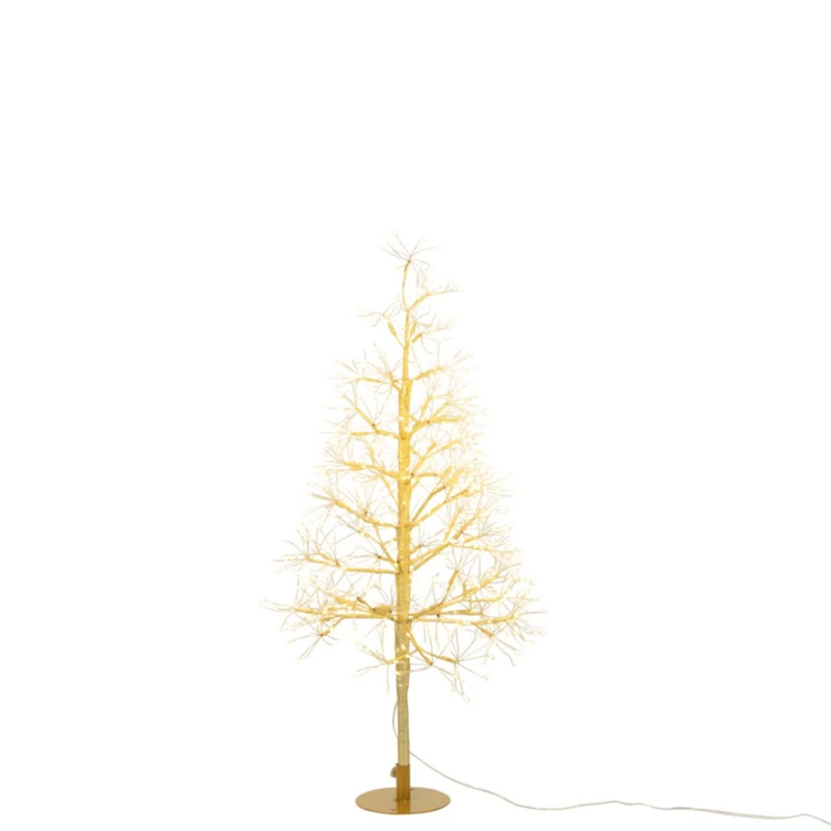 ARBRE LED LUMIÈRES BLANC CHAUD FER NOIR EXTRA LARGE