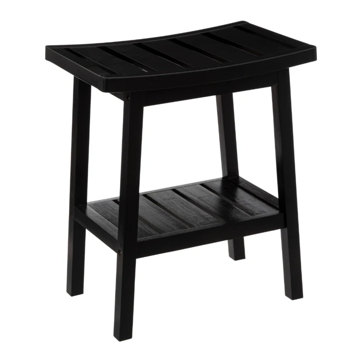 Tabouret de rangement en bambou