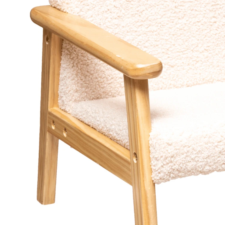 Fauteuil pour enfant à bouclettes
