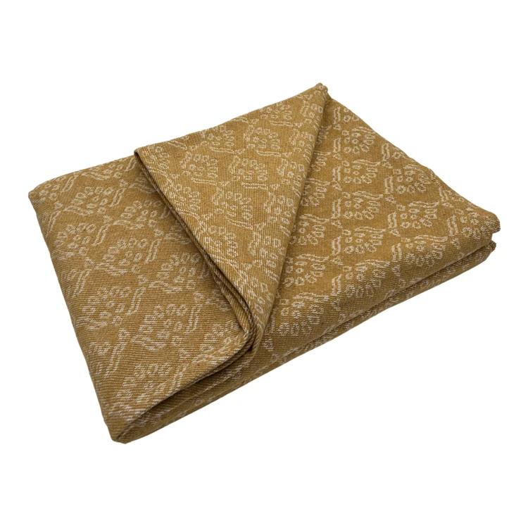 Colcha em jacquard floral