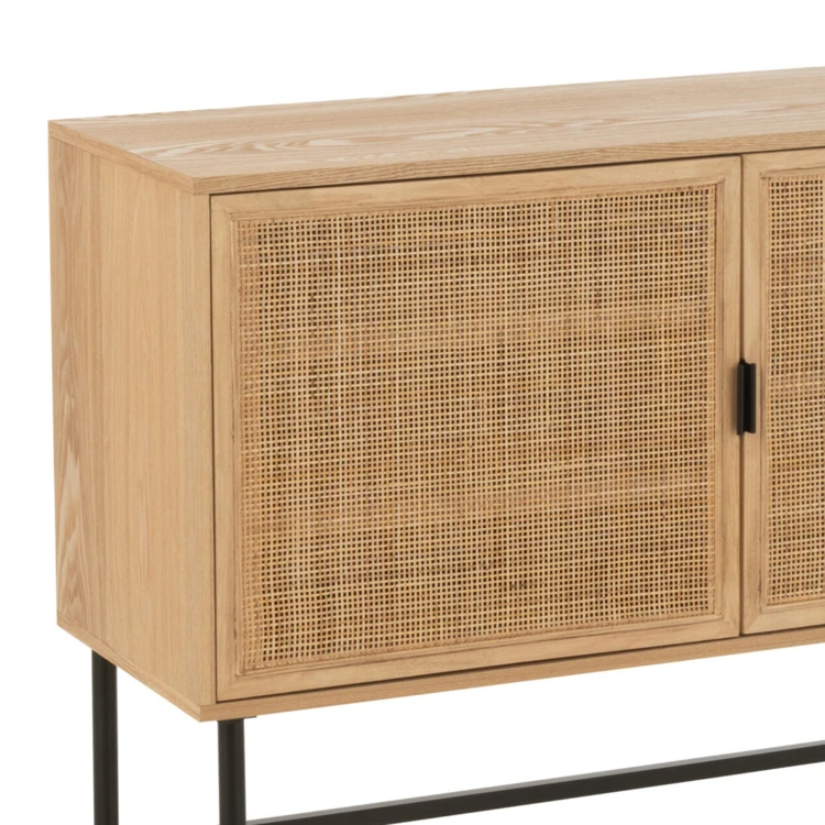 Meuble de rangement en bois et métal