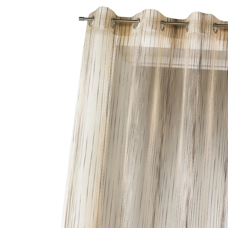 Voilage en organza multicolore tissé