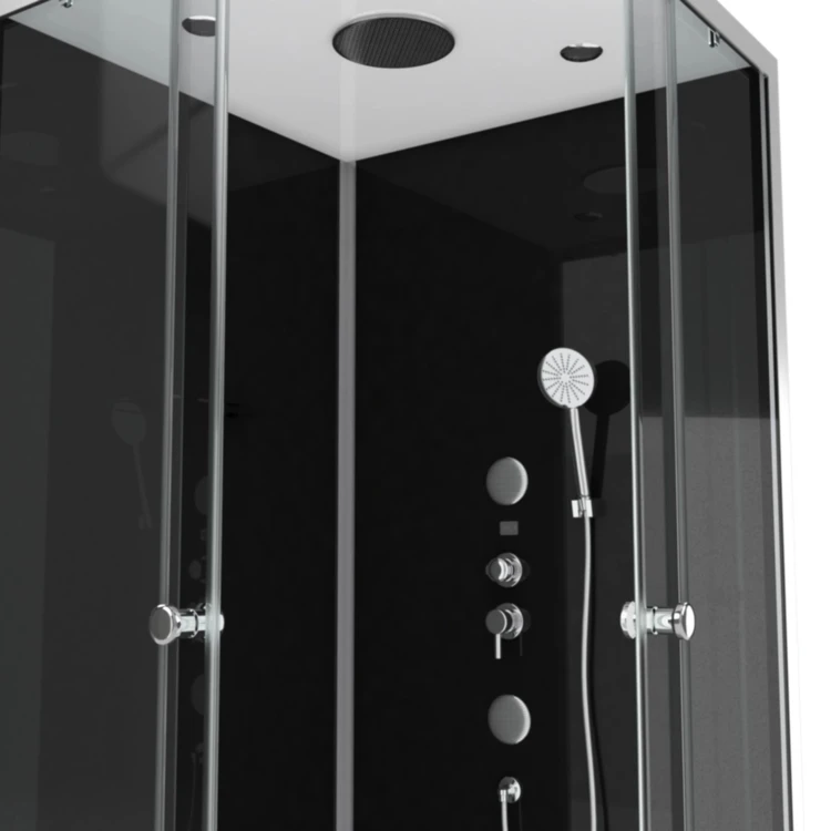 Cabine de douche arrondie