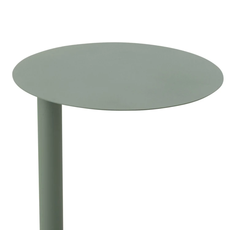 Mesa de centro de metal estilo bistró