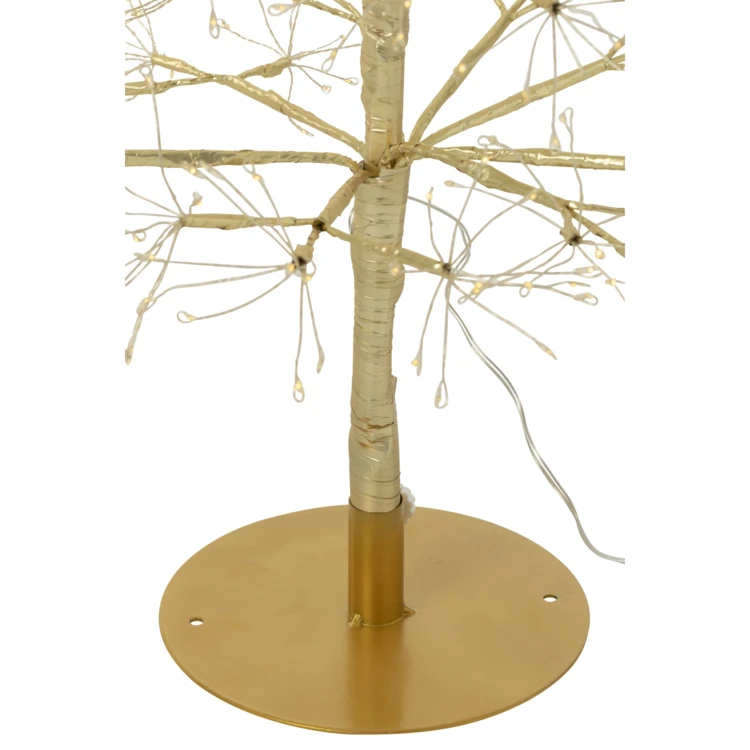 ARBRE LED LUMIÈRES BLANC CHAUD FER NOIR EXTRA LARGE