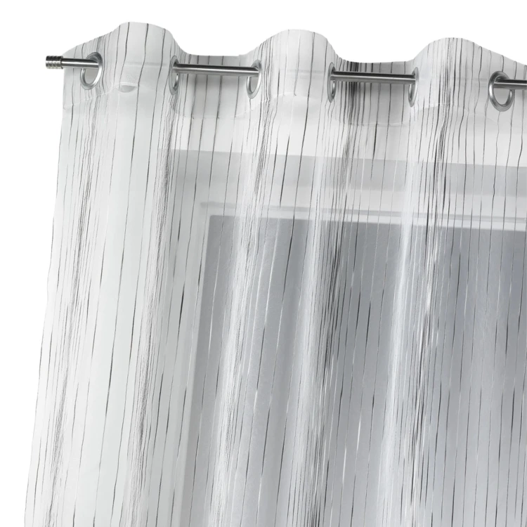 Voilage en organza multicolore tissé