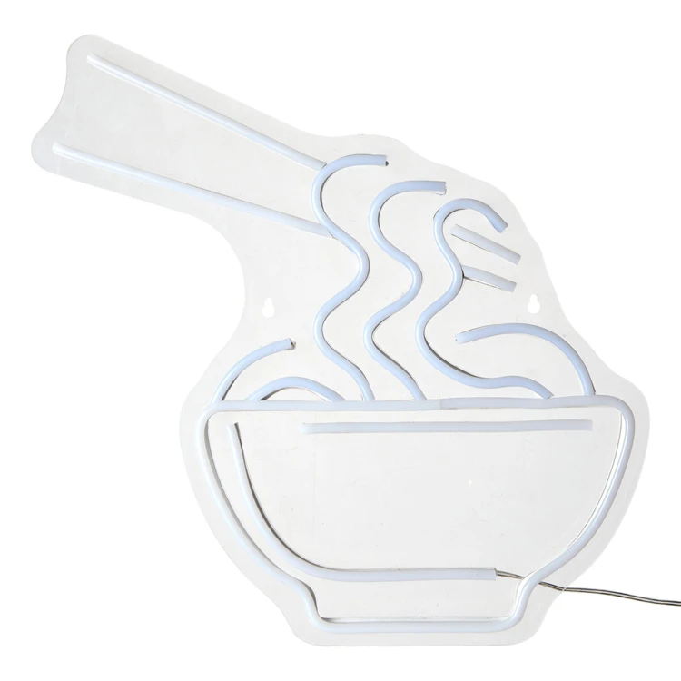 Lampada da parete a LED a forma di ciotola di noodles
