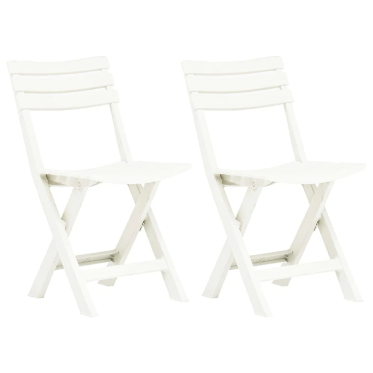 Lot de 2 chaises de jardin pliantes
