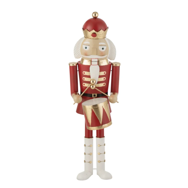 CASSE-NOISETTE TAMBOUR FER ROUGE/OR LARGE