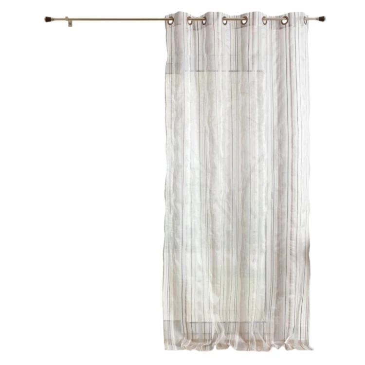 Voilage en organza à rayures