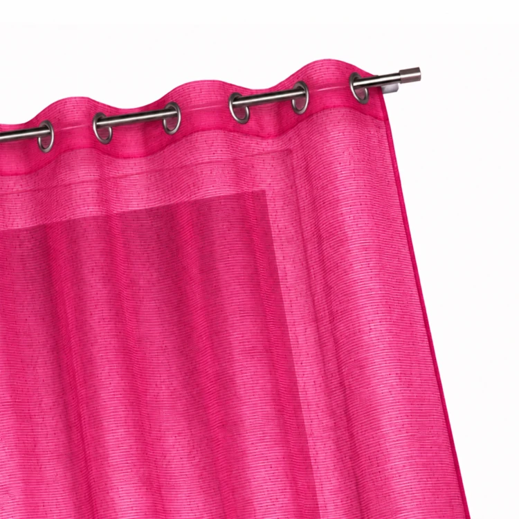 Voilage organza à fines rayures horizontales