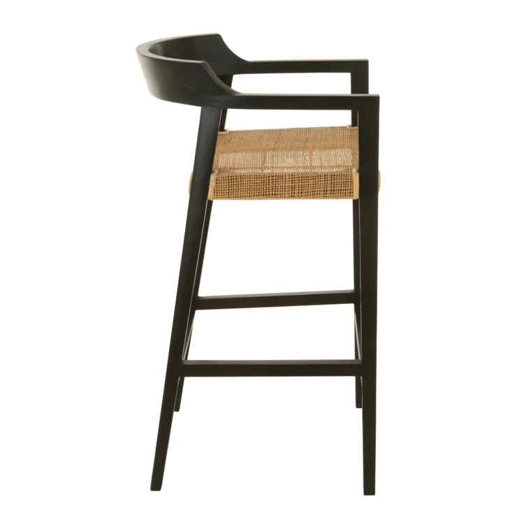 Chaise de bar en teck