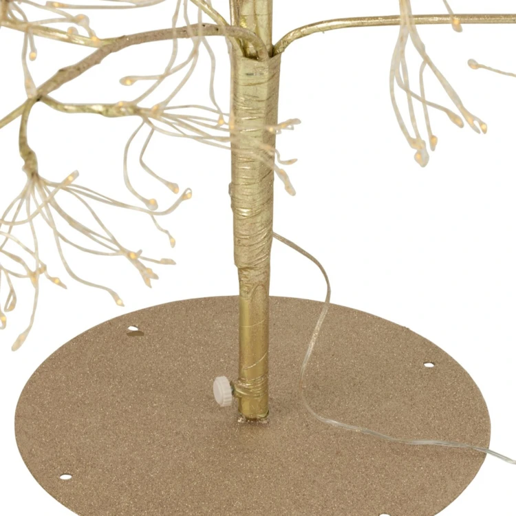 ARBRE 2700 LED MÉTAL DORÉ MEDIUM