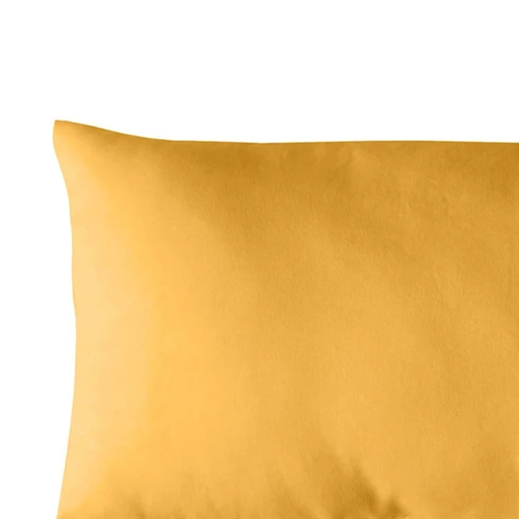 Cojín de algodón liso sin funda extraíble