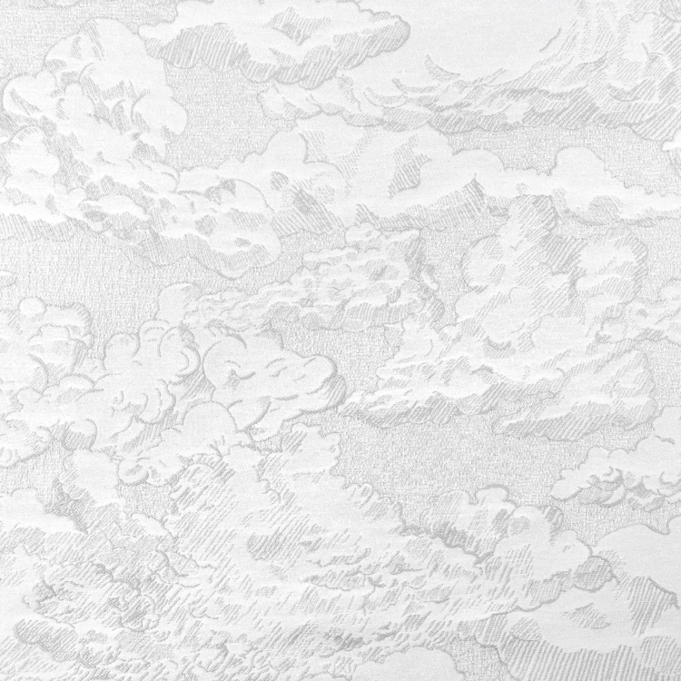 Tissu jacquard au mètre motif nuage