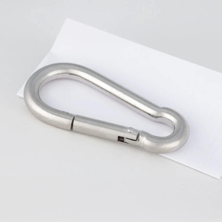 Mousqueton inox diamètre 8 mm pour fixation voile d’ombrage