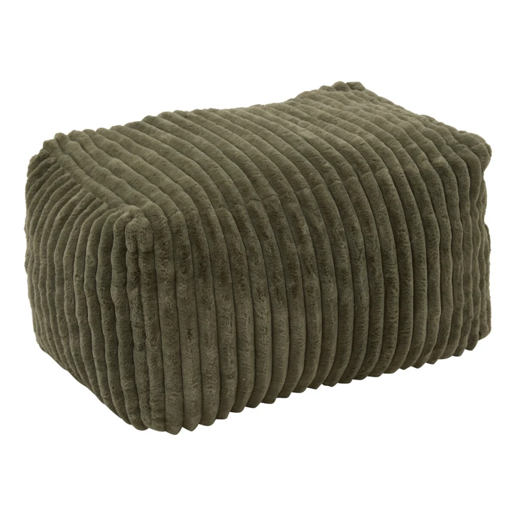 Pouf XL côtelé