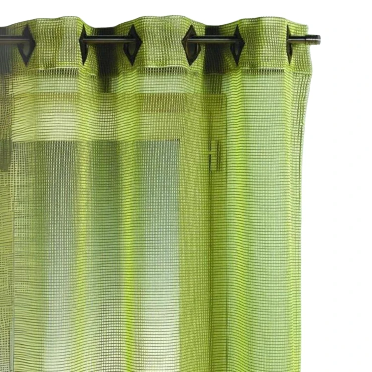 Visillo liso con ojal